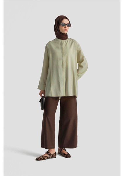 Hakim Yaka Tunik 25KD4004 Kum fiyatları