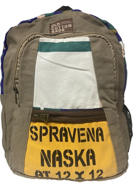 Kaliteli Renkli Vintage Salaş Disayn Günlük Sırt Gezi Okul Seyahat Çantası 28 cm x 37 cm fiyatları