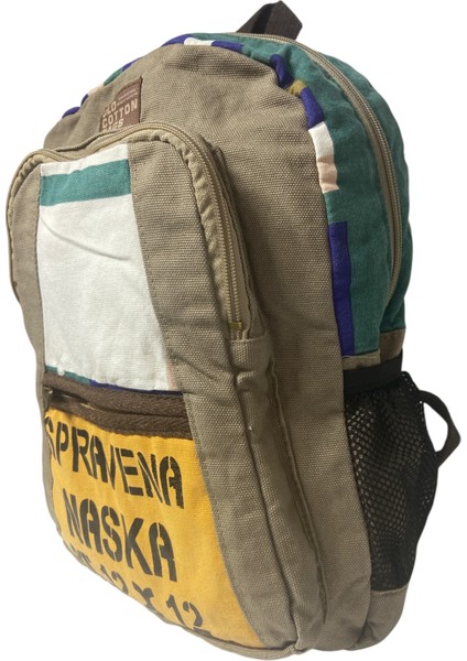Kaliteli Renkli Vintage Salaş Disayn Günlük Sırt Gezi Okul Seyahat Çantası 28 cm x 37 cm modelleri