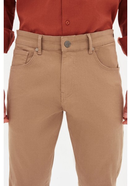 Ds Damat Slim Fit Bej Gabardin Denim Pantolon modelleri