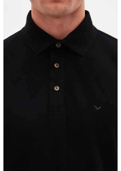 Ds Damat Regular Fit Siyah Pike Dokulu T-Shirt 4HC146551001M fırsatları