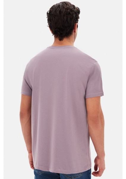 Ds Damat Regular Fit Sorbe Düz Nakışlı %100 Pamuk T-Shirt