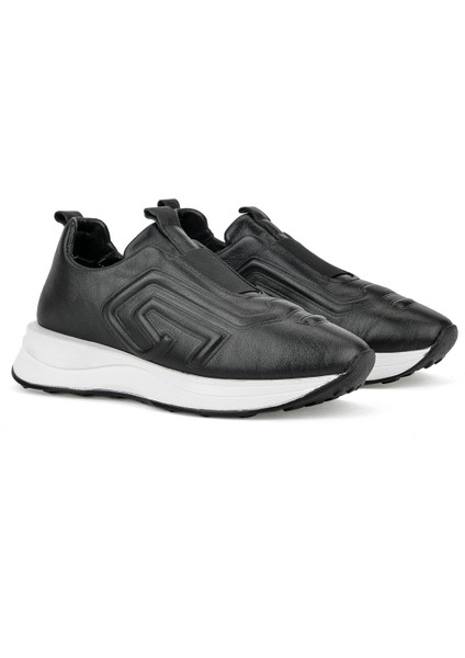 , Kadın Hakiki Deri Sneaker 1531050Z26802480PK Siyah fiyatları