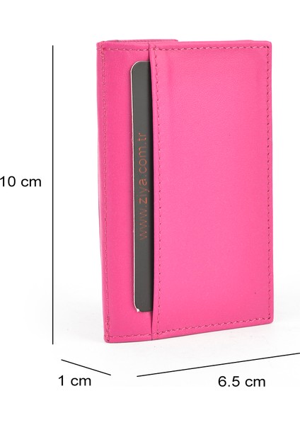, Unisex Hakiki Deri Kartlık 1539852Z03 Fuşya modelleri