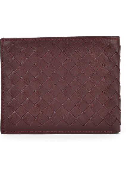 , Erkek Hakiki Deri Cüzdan 1539852Z07 Bordo fırsatları