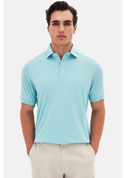 Slim Fit Aqua Pike Dokulu T-Shirt 4EC146011784M fiyatları