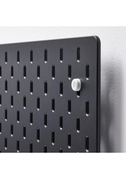 2 mm Siyah Metal 36X56 cm Çok Amaçlı Pano Organizatör Pegboard fırsatları