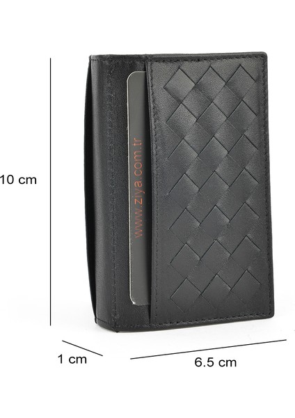 , Unisex Hakiki Deri Kartlık 1539852Z04 Siyah modelleri