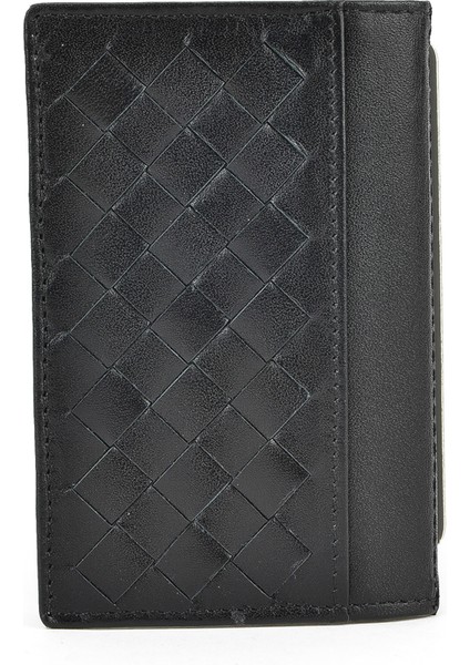 , Unisex Hakiki Deri Kartlık 1539852Z04 Siyah fırsatları
