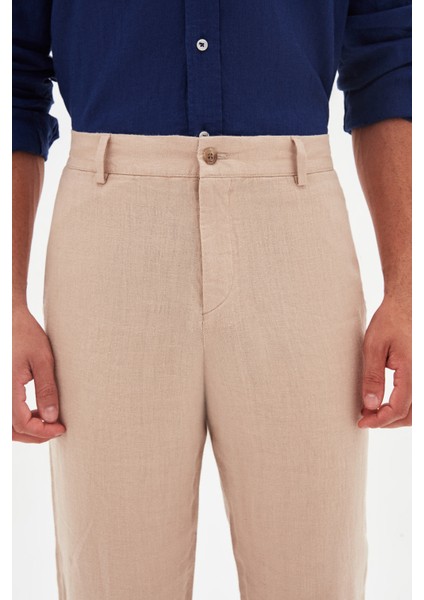 Ds Damat Comfort Fit Bej Jogger Pantolon modelleri