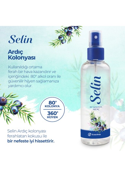 Parfümlü Kolonya Ardıç 200 ml (100*2) & Parfümlü Kolonya Manolya 200 ml (100*2) modelleri