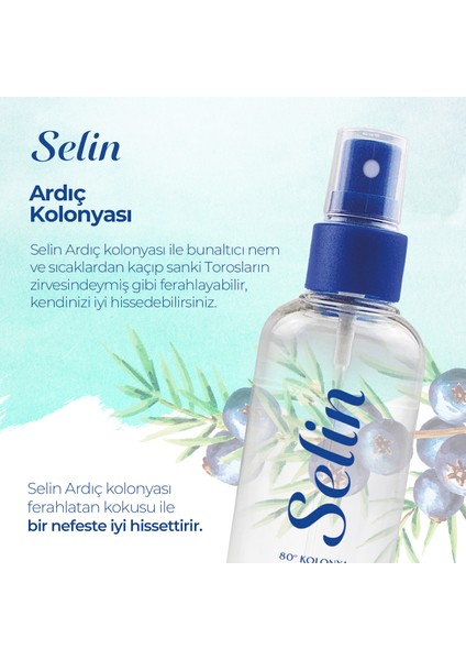 Parfümlü Kolonya Ardıç 200 ml (100*2) & Parfümlü Kolonya Manolya 200 ml (100*2) fırsatları