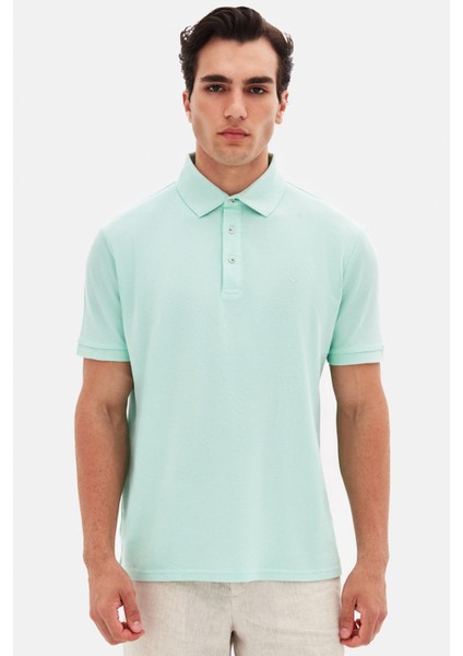 Ds Damat Regular Fit Bio Mint Pike Dokulu T-Shirt 4HC146551001M