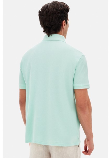 Ds Damat Regular Fit Bio Mint Pike Dokulu T-Shirt 4HC146551001M