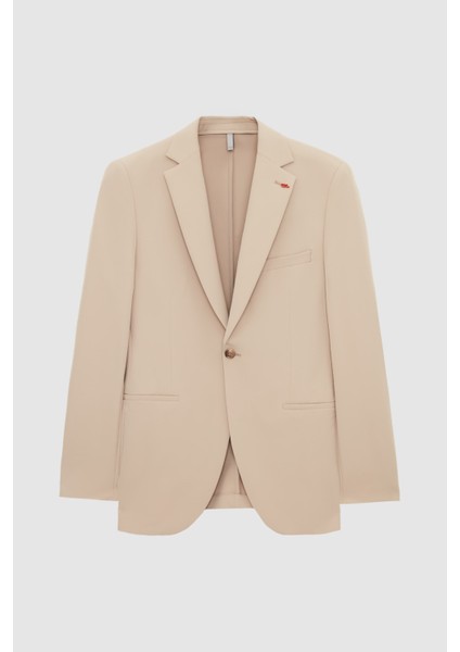 Slim Fit Bej Düz Takim Elbise indirimleri