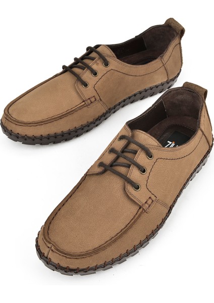 , Erkek Hakiki Deri Ayakkabı 1511040ZY182322 Kum indirimleri