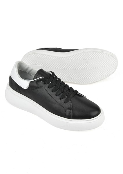 , Kadın Hakiki Deri Sneaker 1531050Z26802370K Siyah fırsatları