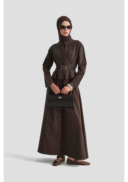 Düğme Detaylı Etek 25KD9003 Kahverengi fiyatları