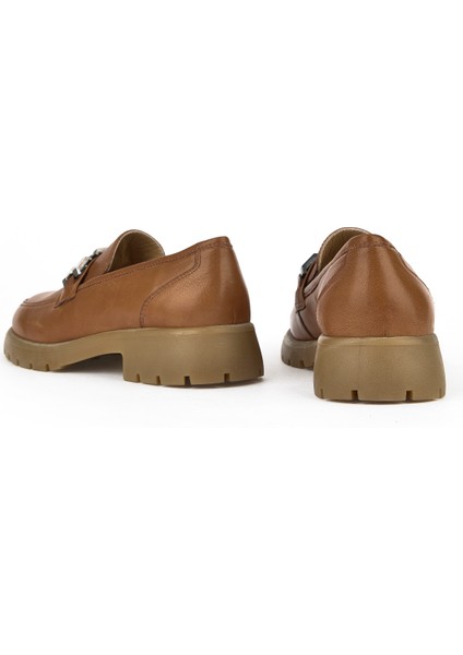 , Kadın Hakiki Deri Ayakkabı 15319Z44353 Taba modelleri