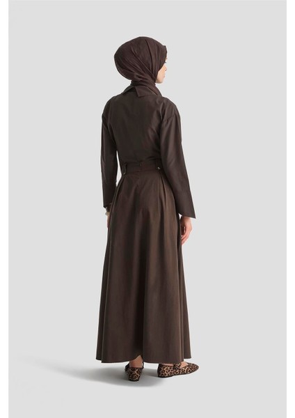 Düğme Detaylı Etek 25KD9003 Kahverengi indirimleri