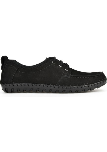 , Erkek Hakiki Deri Ayakkabı 1511040ZY182322 Siyah