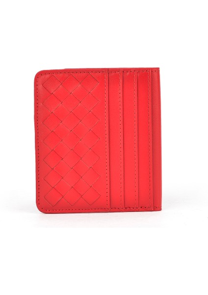 , Hakiki Deri Kartlık 1539852Z01 Kırmızı fırsatları