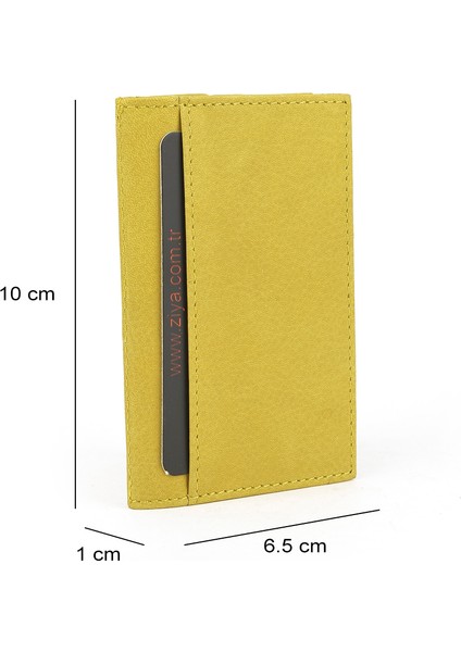 , Unisex Hakiki Deri Kartlık 1539852Z03 Sarı modelleri