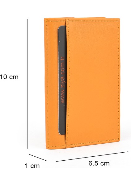 , Unisex Hakiki Deri Kartlık 1539852Z03 Turuncu fiyatları