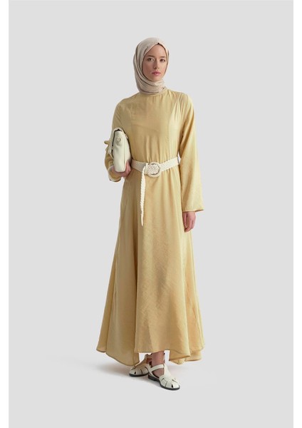 Beli Pensli Elbise 25KD9007 Camel