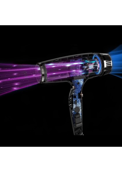 X3PRO Yeni Nesil Dijital Fön Makinesi 2400 Watt