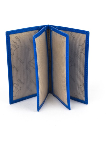 , Unisex Hakiki Deri Kartlık 1539852Z03 Saks Mavi fiyatları