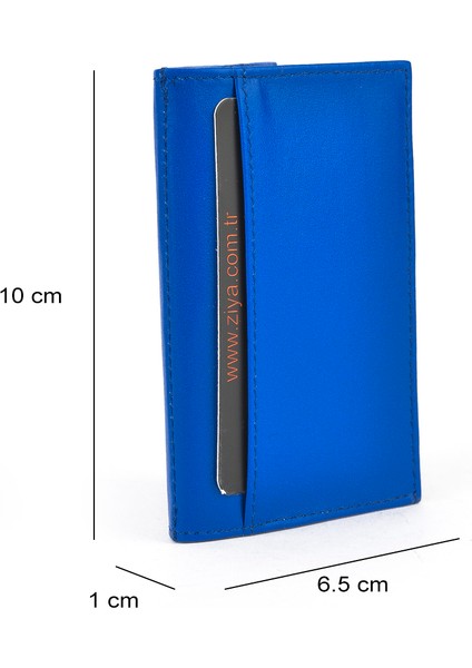 , Unisex Hakiki Deri Kartlık 1539852Z03 Saks Mavi modelleri