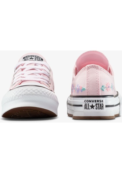 Chuck Taylor All Star Platform Florals Çocuk Pembe Sneaker modelleri