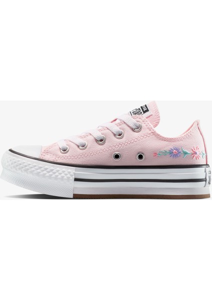 Chuck Taylor All Star Platform Florals Çocuk Pembe Sneaker fırsatları