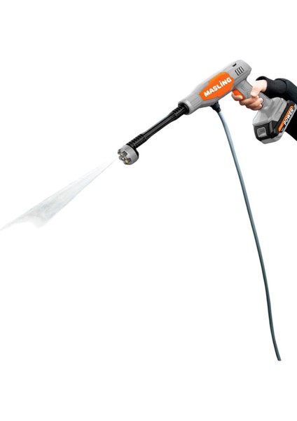 Şarjlı Yüksek Basınçlı Oto Yıkama ve Sulama Tabancası Araç Yıkama Tabancası Çift Bataryalı modelleri