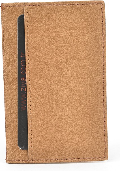 , Unisex Hakiki Deri Kartlık 1539852Z03 Kahve