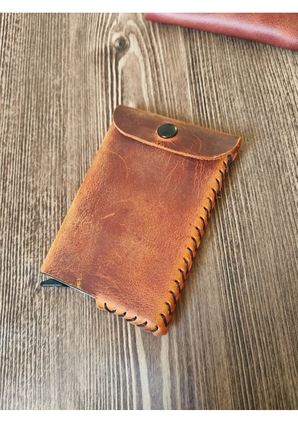 Hakiki Deri Mekanizmalı Kartlık 7Kart Kapasiteli indirimleri