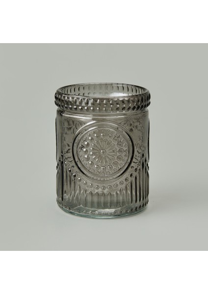 Bath 3'lü Cam Banyo Sıvı Sabunluk Seti - Antrasit