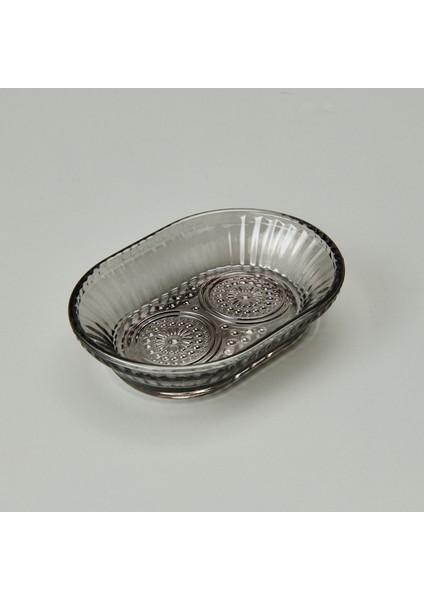 Bath 3'lü Cam Banyo Sıvı Sabunluk Seti - Antrasit modelleri