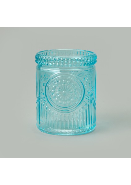 Bath 3'lü Cam Banyo Sıvı Sabunluk Seti - Mavi