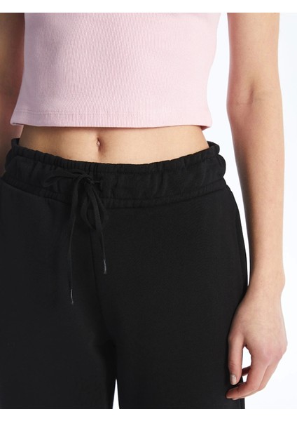 Xsıde Siyah Kadın Beli Lastikli Düz Eşofman Altı modelleri