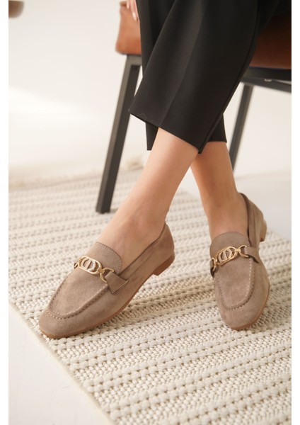 Hera Kadın Süet Vizon Günlük Ayakkabı