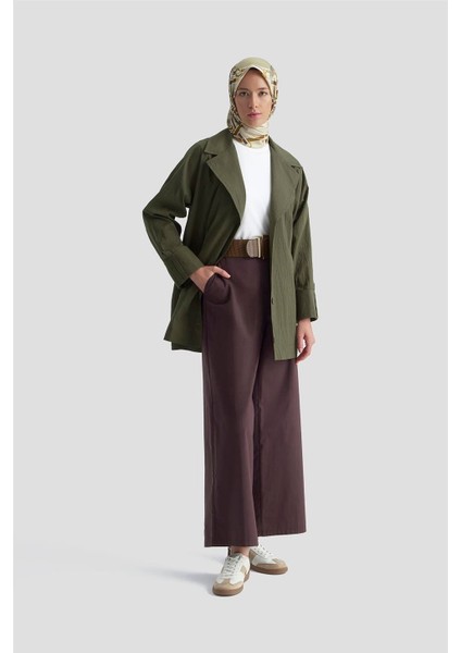 Pamuk Karışımlı Ceket 25KD4009 Haki fiyatları