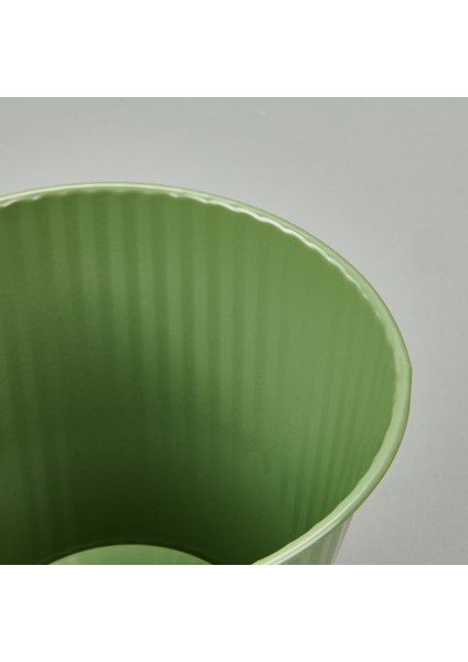 Galvaniz Saksı - Yeşil - 13X12 cm fırsatları