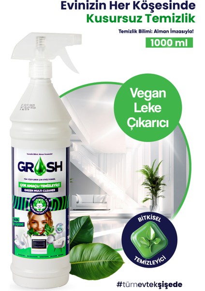 Vegan Çok Amaçlı Ultra Güçlü Leke Çıkarıcı Sprey (Büyük Boy) - GRS-L001