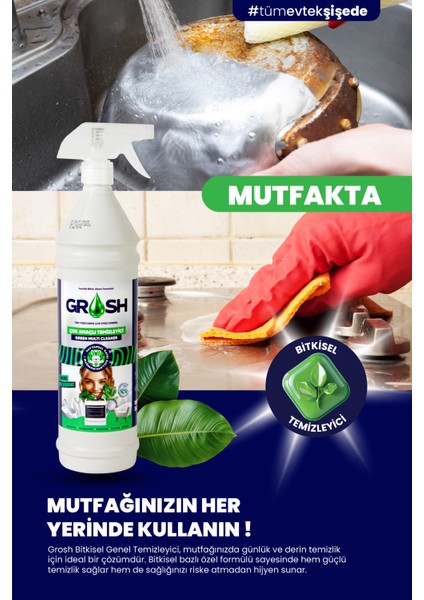 Vegan Çok Amaçlı Ultra Güçlü Leke Çıkarıcı Sprey (Büyük Boy) - GRS-L001 indirimleri