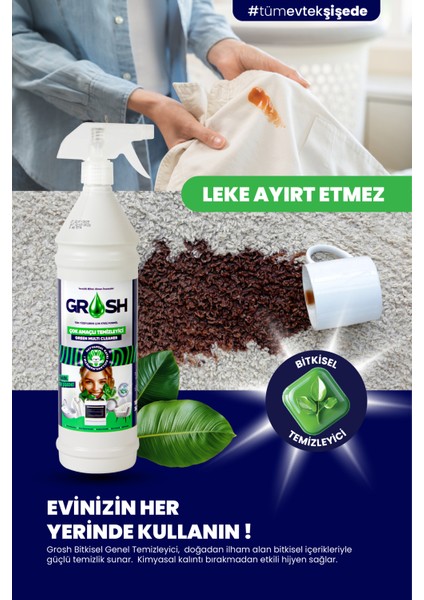 Vegan Çok Amaçlı Ultra Güçlü Leke Çıkarıcı Sprey (Büyük Boy) - GRS-L001