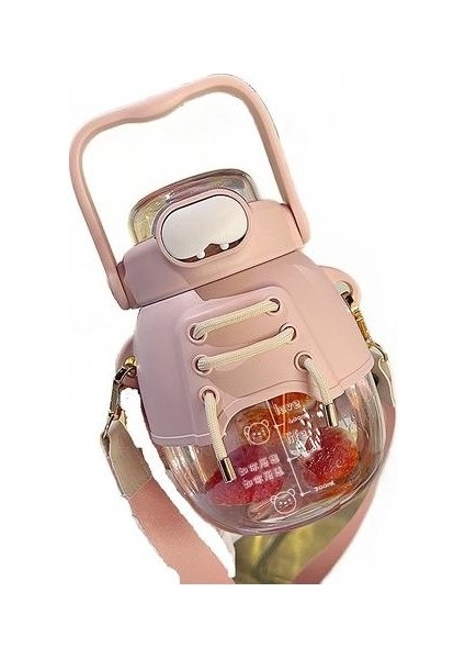 2000ML Büyük Kapasiteli Su Şişesi (Yurt Dışından)