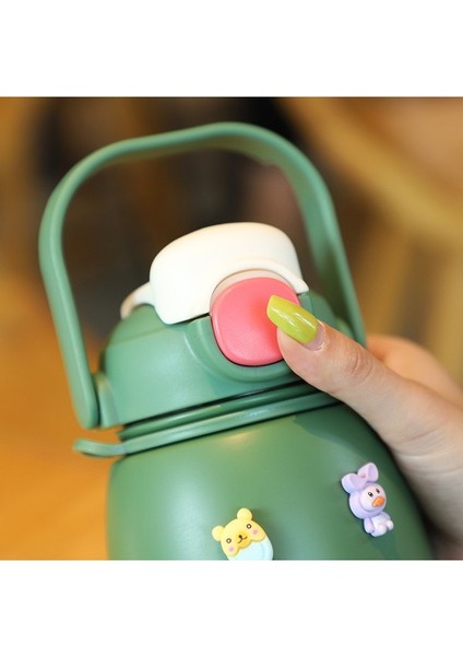 Puni 800 Ml. Çocuk Suluklar Mataralar Yalıtım Bardağı Paslanmaz Çelik Taşınabilir Saman Su Şişesi (Yurt Dışından) fiyatları