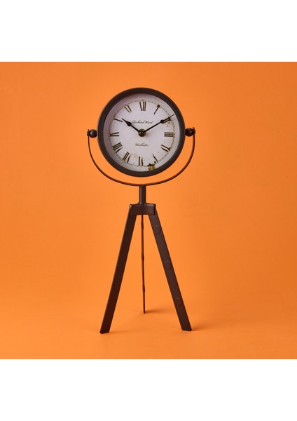 Tripod Masa Saati - Siyah - 19X42 cm